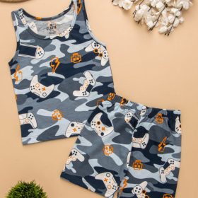Unisex Sleeveless Dress - Game Pattern