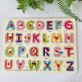 Alphabets knob board