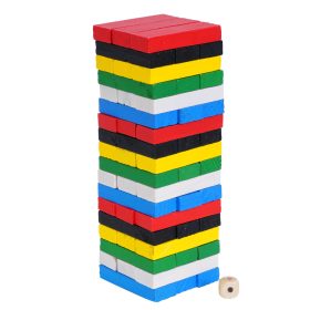 Wooden color Jenga small