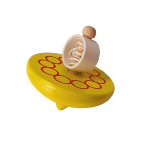 Handcrafted Wooden Spin Top (1pc)