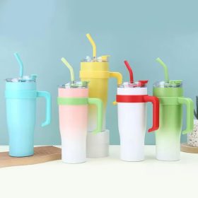 Dual Colour Stainless Steel tumbler Bottle with Charms -1200ml (1pc)